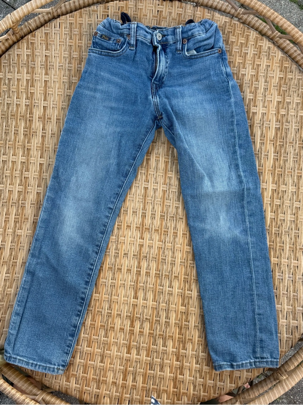 Polo Boys Blue Denim Jeans size 7 - Hampton Straight